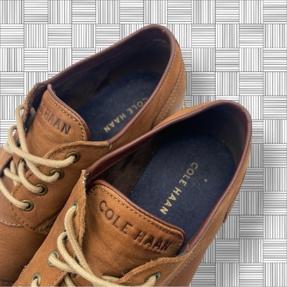 Cole Haan Zerogrand C30635 Brown Leather Cap Toe Oxfords Lace Up Shoes Size 10.5 main image 10